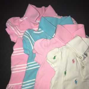 bundle (4) Ralph Lauren polo knit baby dress